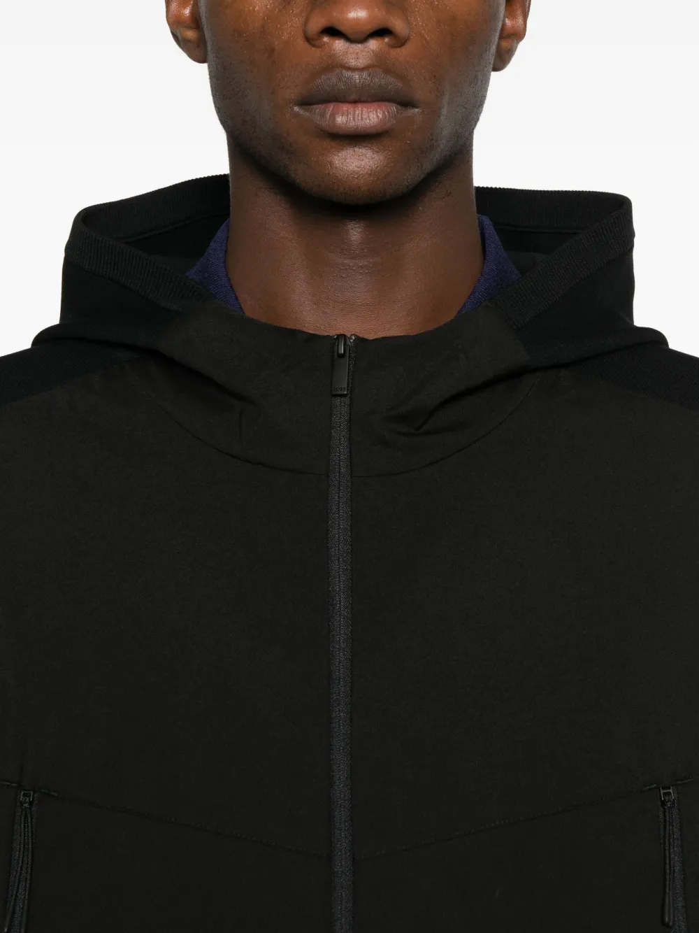 BOSS Jack met capuchon Zwart
