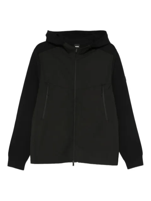 BOSS hooded zip-up jacket