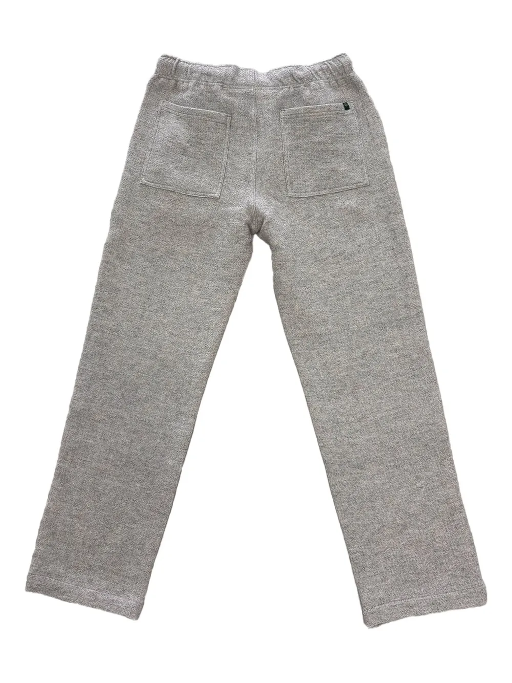 Maison Labiche Logo-patch Drawstring Trousers In Gray
