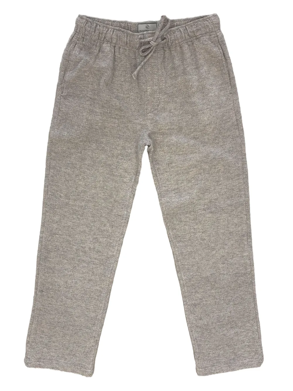 Maison Labiche logo-patch drawstring trousers | Grey | Image 1