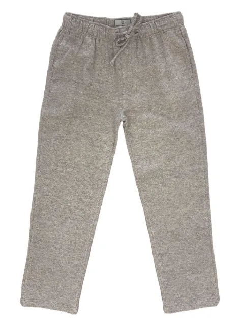 Maison Labiche logo-patch drawstring trousers