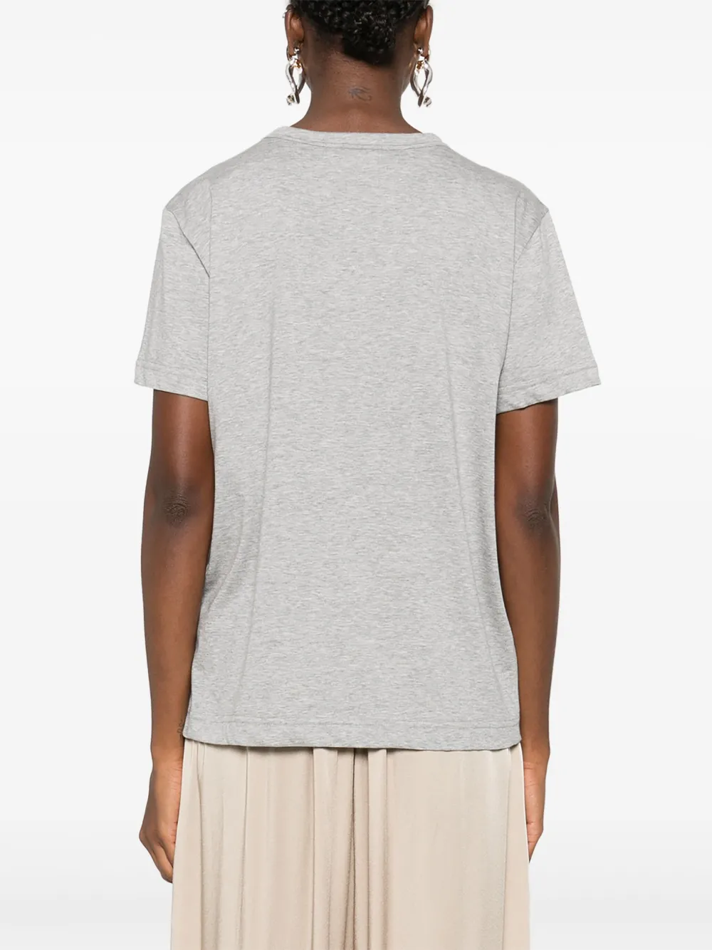 Fabiana Filippi T-shirt met ronde hals Grijs