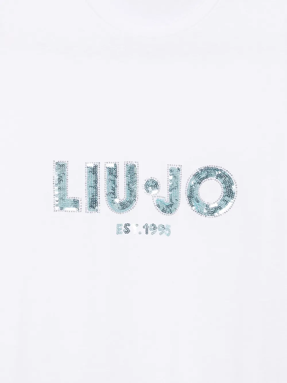 Liu •jo Sequin-embellished T-shirt In White