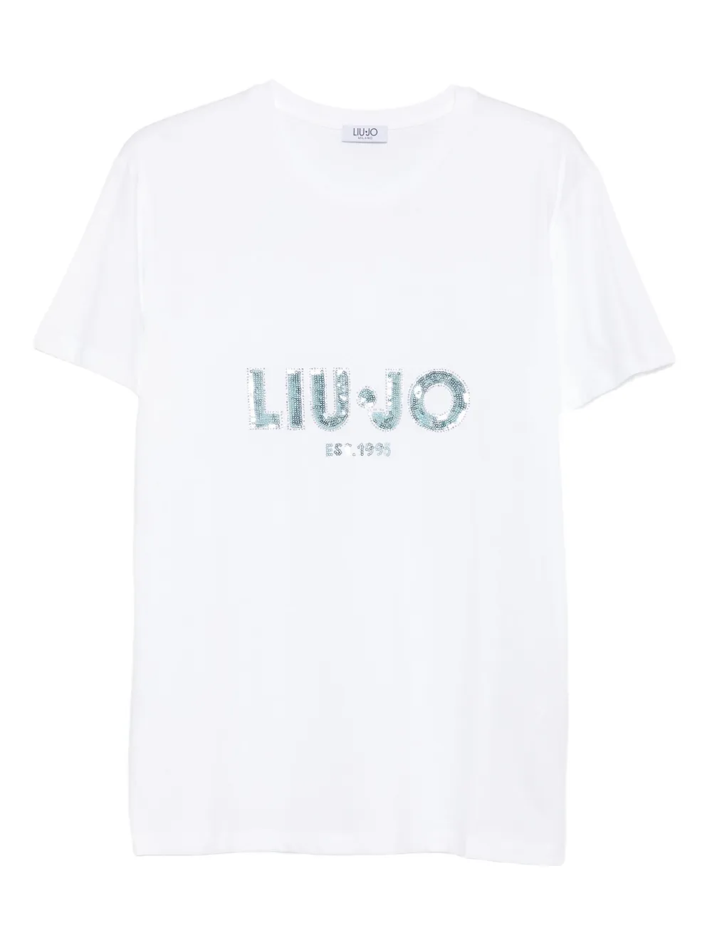 LIU JO sequin-embellished T-shirt | White | Image 1