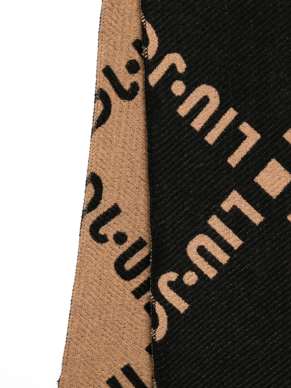LIU JO logo-plaque fringed scarf | Image 2