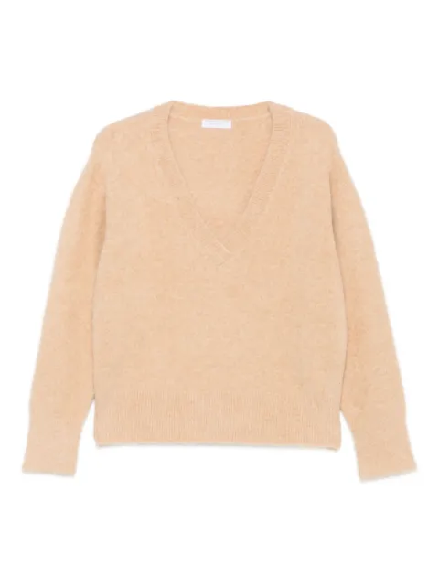 Majestic Filatures V-neck long-sleeve sweater