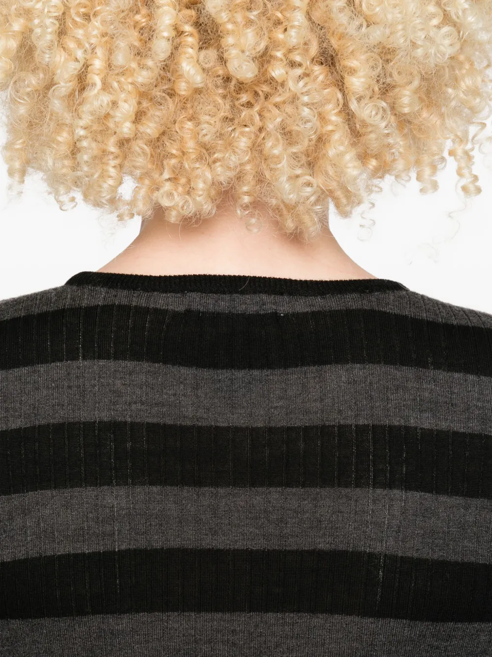 Majestic Filatures Gestreepte sweater Blauw