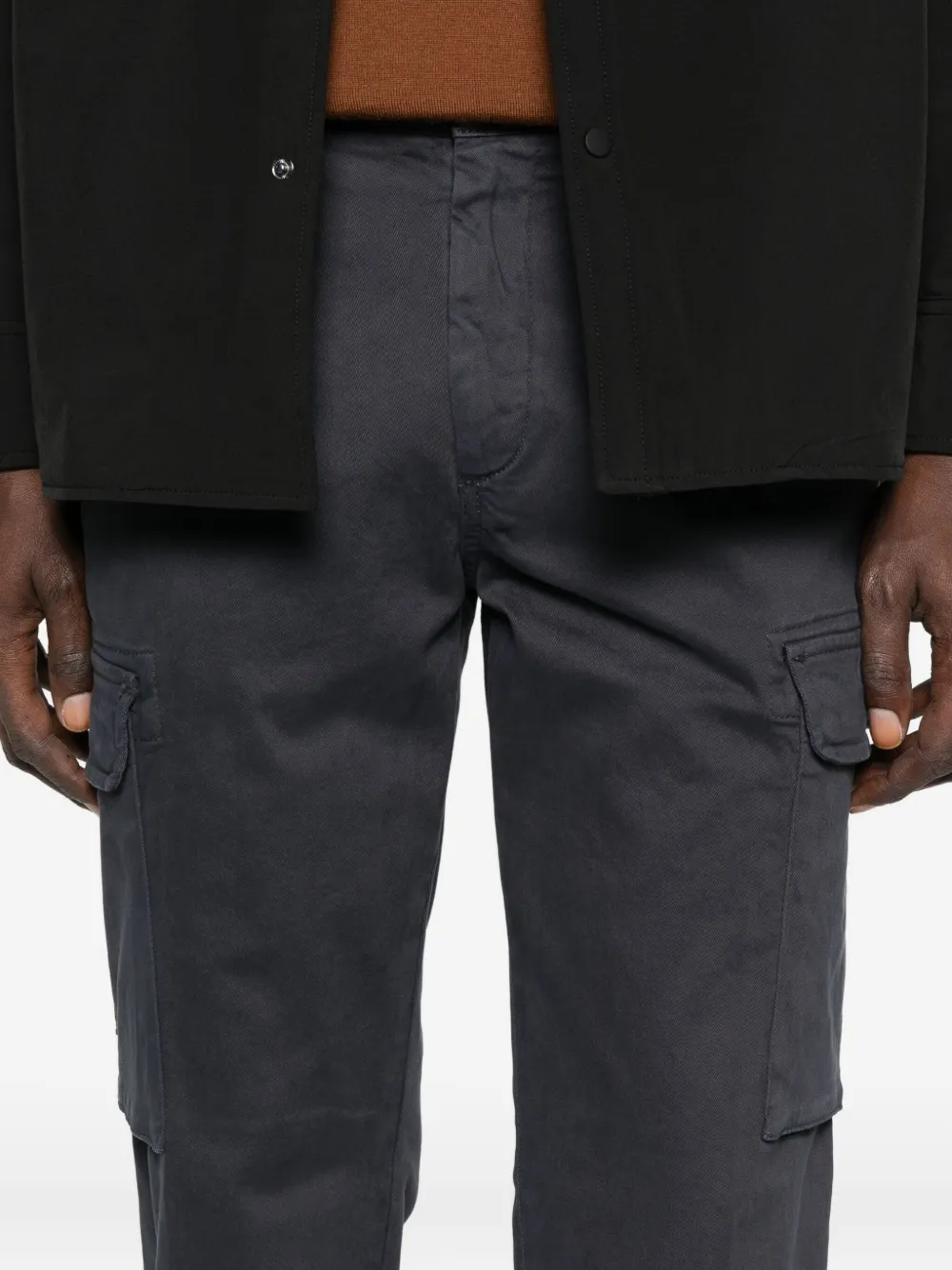 40 WEFT Straight cargo broek Grijs