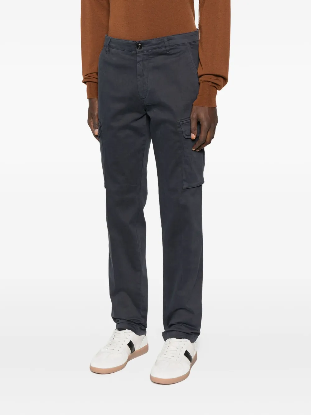 40 WEFT Straight cargo broek Grijs