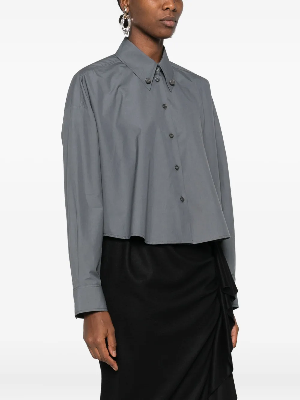 Fabiana Filippi Button-down blouse Grijs