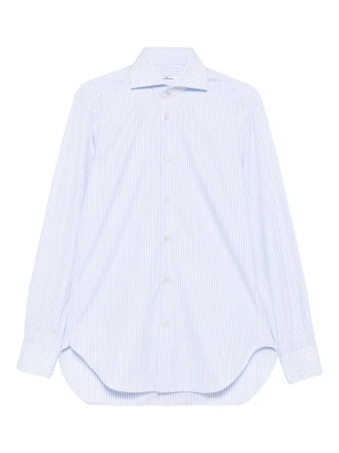 Kiton striped cotton shirt