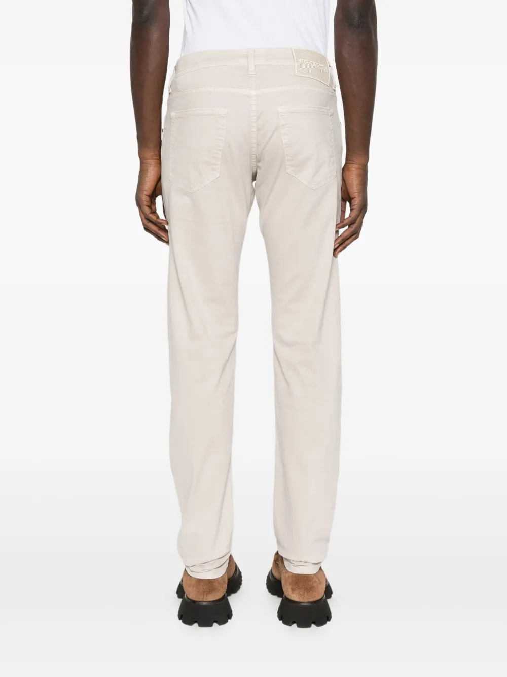 Jacob Cohën Broek met vijf zakken Beige