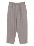 Dusan elasticated-waist trousers - Neutrals