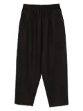 Dusan elasticated-waist trousers - Brown