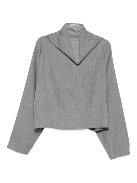 Dusan high-neck boxy top