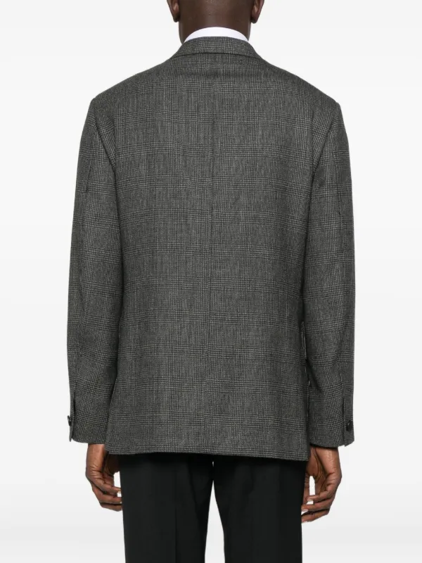 Brioni チェック ジャケット | グレー | FARFETCH JP
