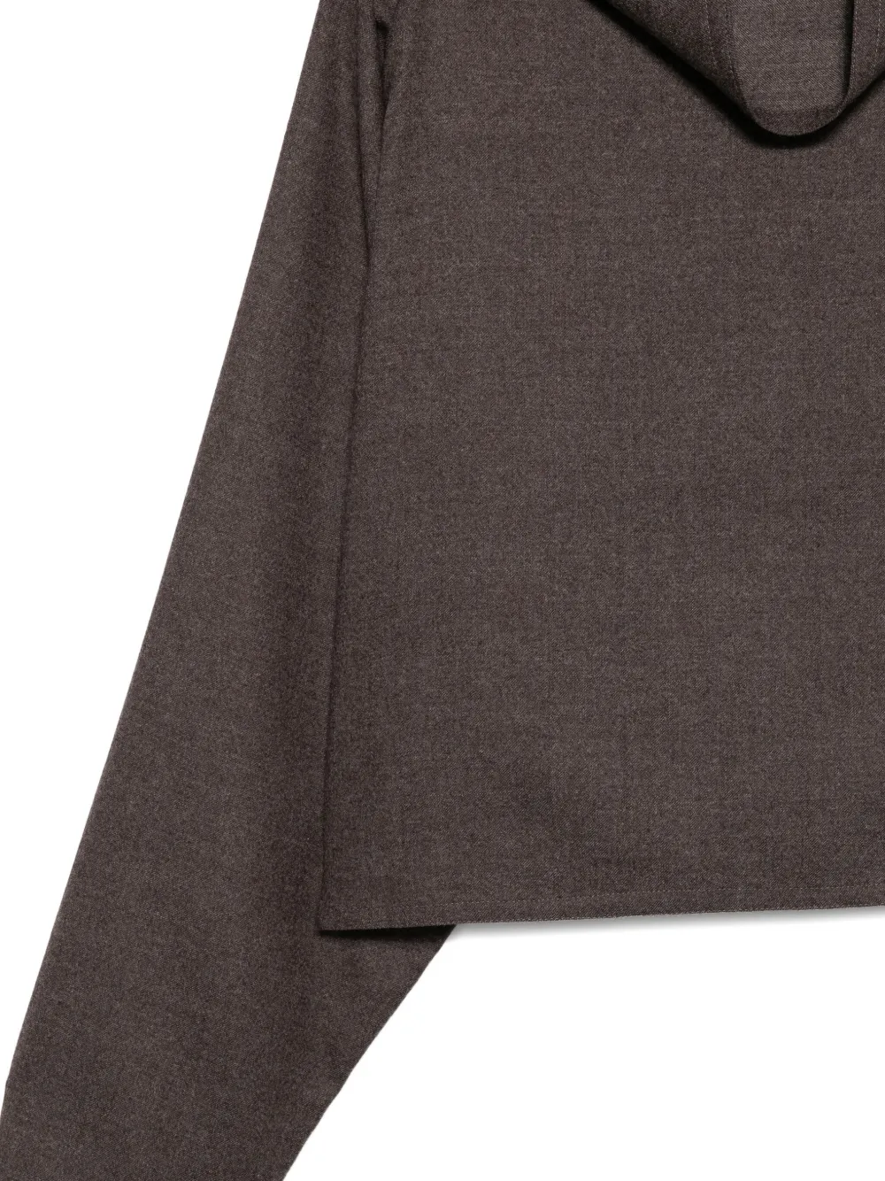 Dušan Funnel-neck Top In Brown