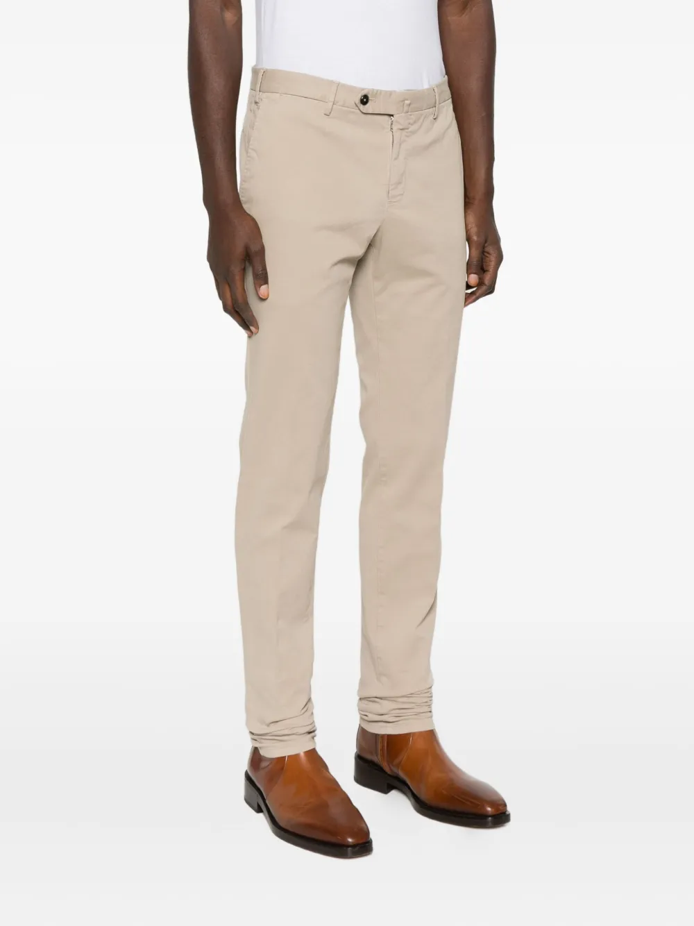 Pt Torino Straight-leg Trousers In Neutral