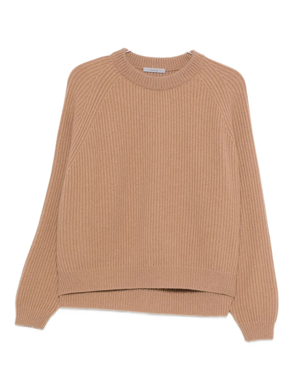 Dušan Ribbed Round-neck Sweater In Brown
