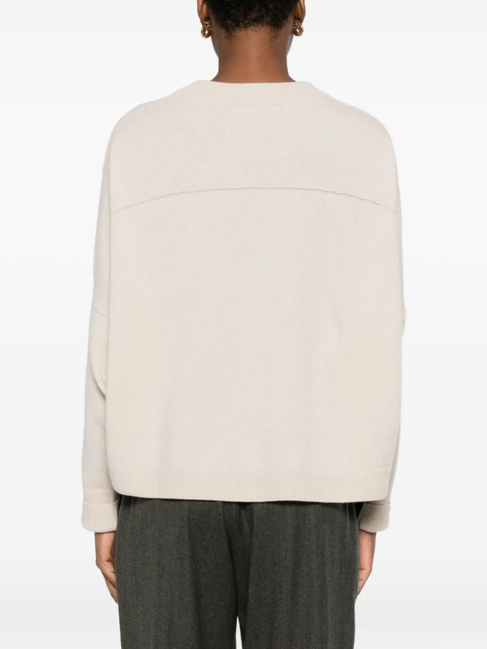 Dušan Crew-neck Sweater In Neutral