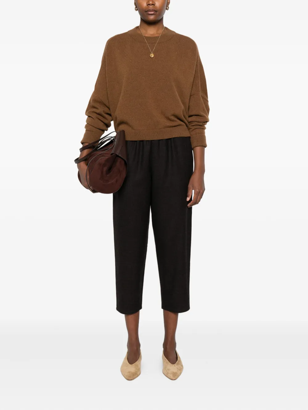 Dusan crew-neck boxy sweater | Knitted Sweaters | Image 2