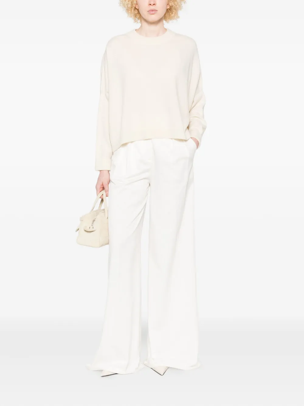 Dušan Round-neck Sweater In Neutral
