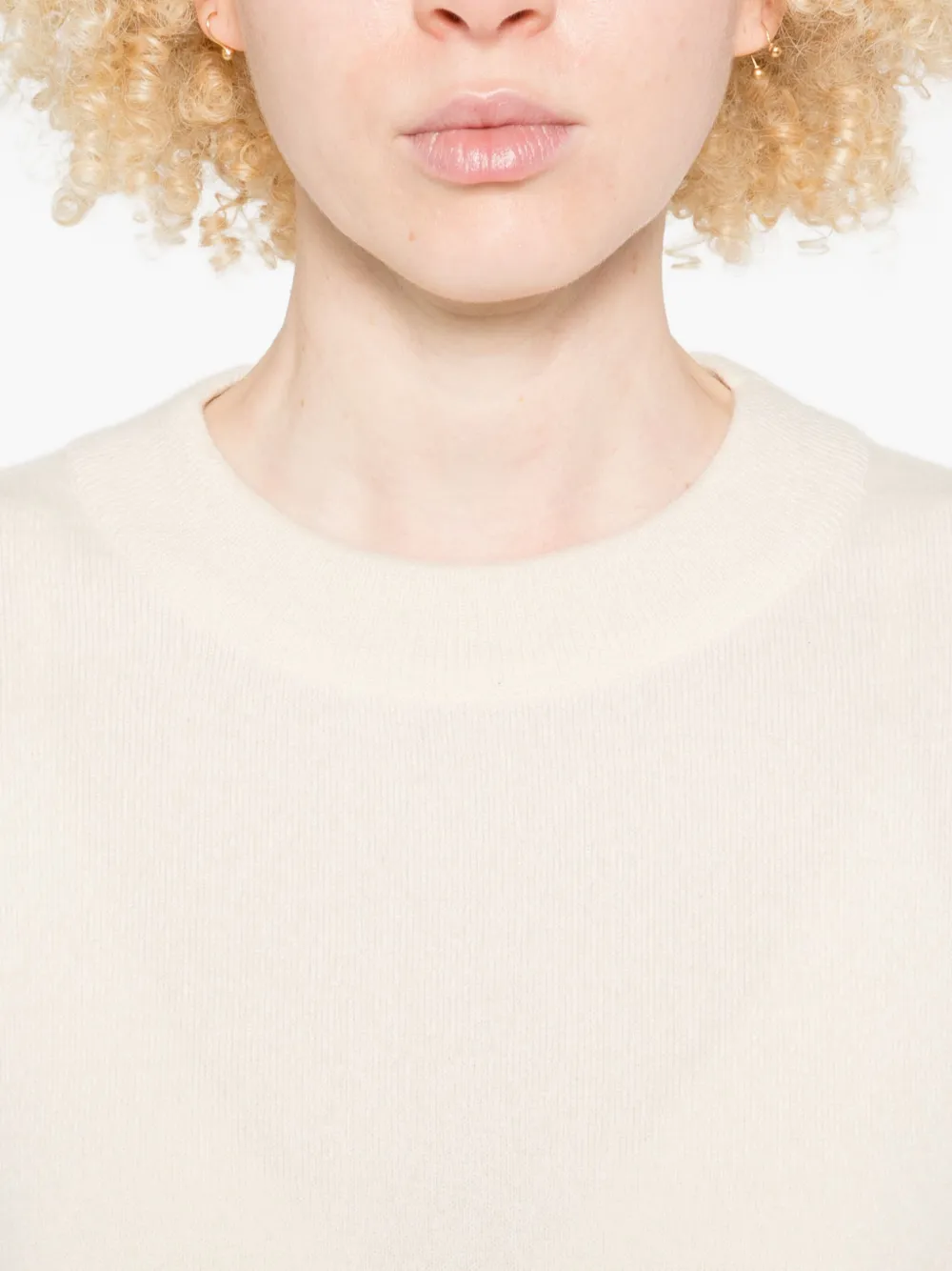 Dušan Round-neck Sweater In Neutral