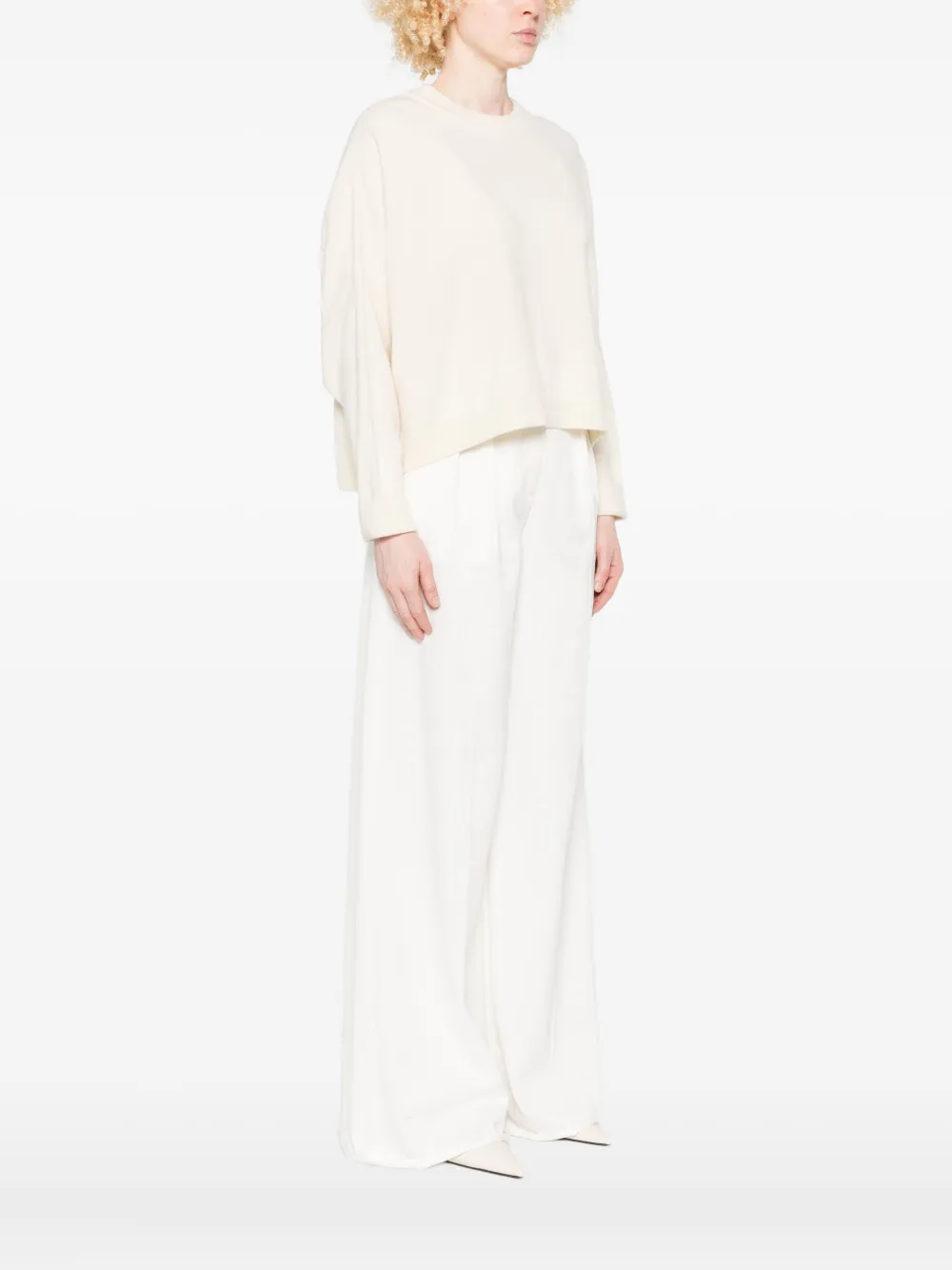 Dušan Round-neck Sweater In Neutral
