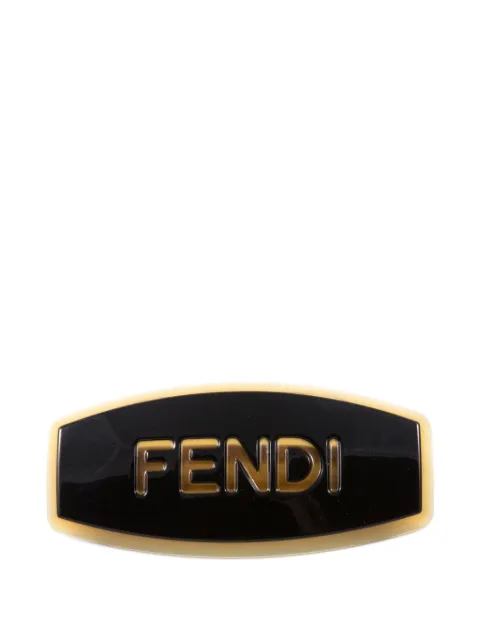 Fendi Pre-Owned 2000s logo hair clip