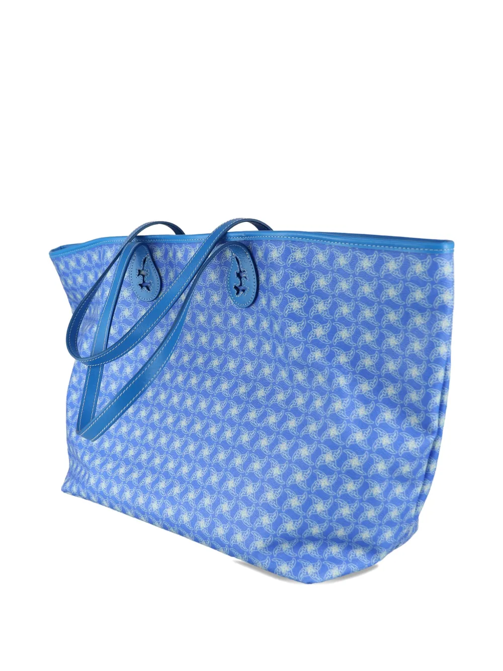 THE WORLD IS YOURS Legacy monogram calfskin shoulder bag | Blue | Image 1