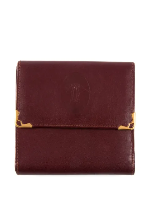 Cartier 1990s leather wallet