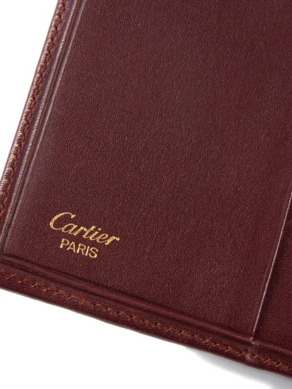 Cartier 1990s Leather Wallet | Red | FARFETCH