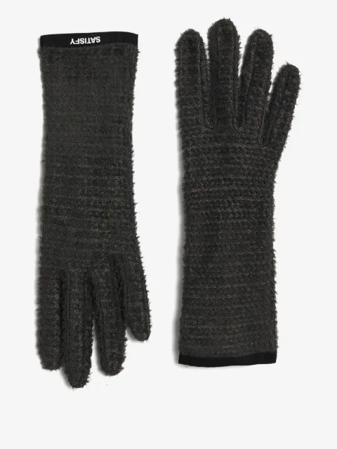 Satisfy fleece waffle-textured gloves
