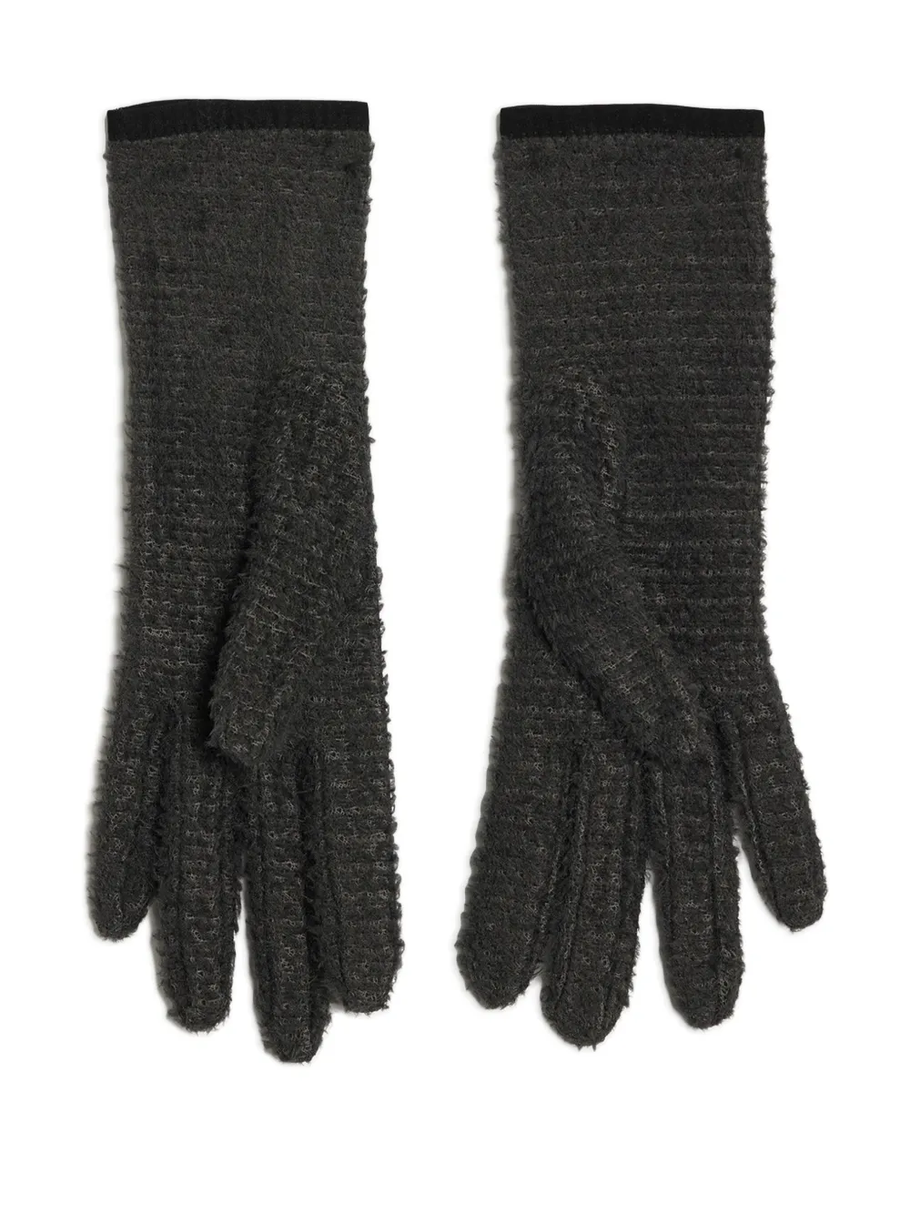 Satisfy fleece waffle-textured gloves | Image 2