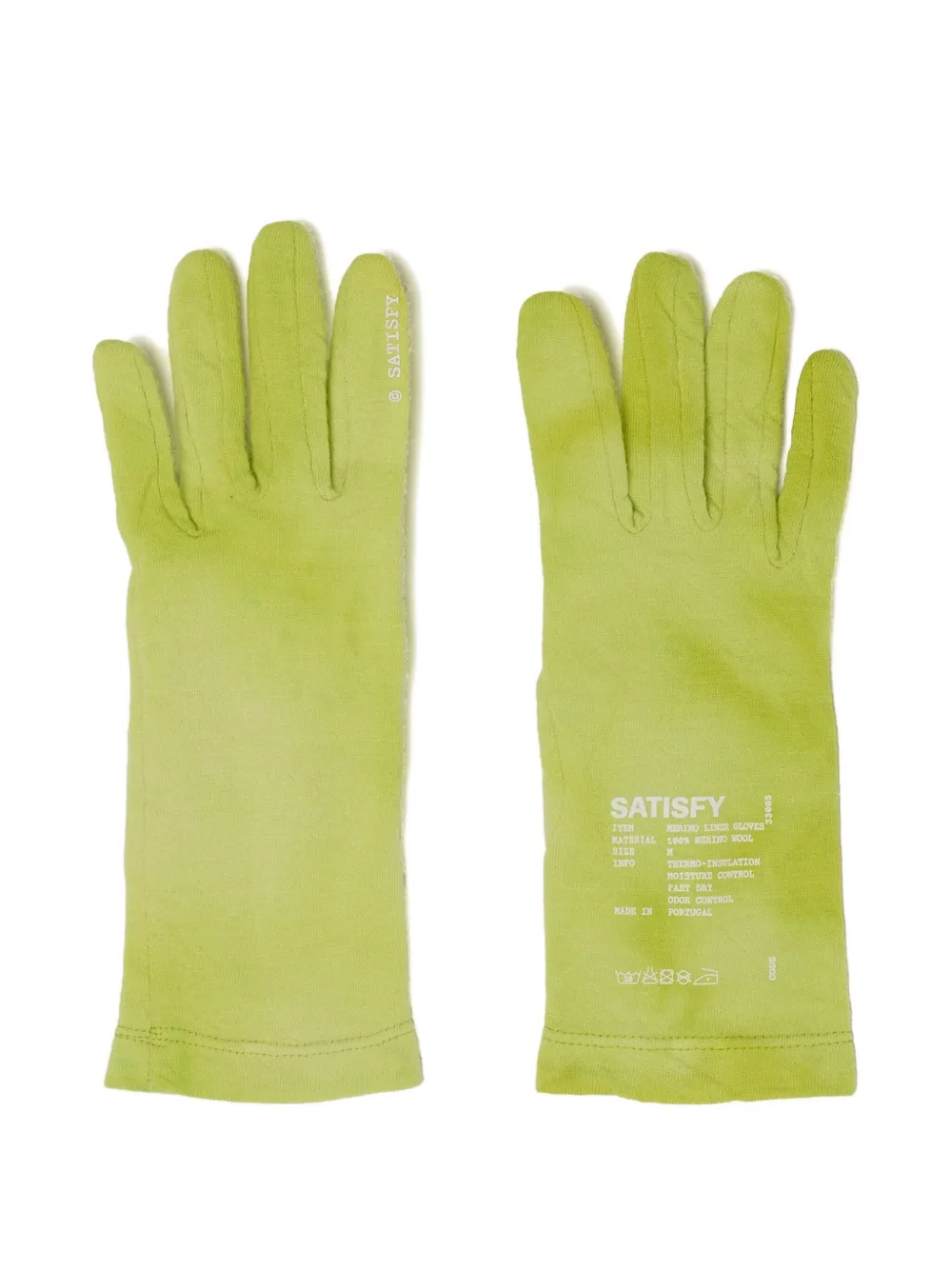 Satisfy wool gloves | Green | Image 1