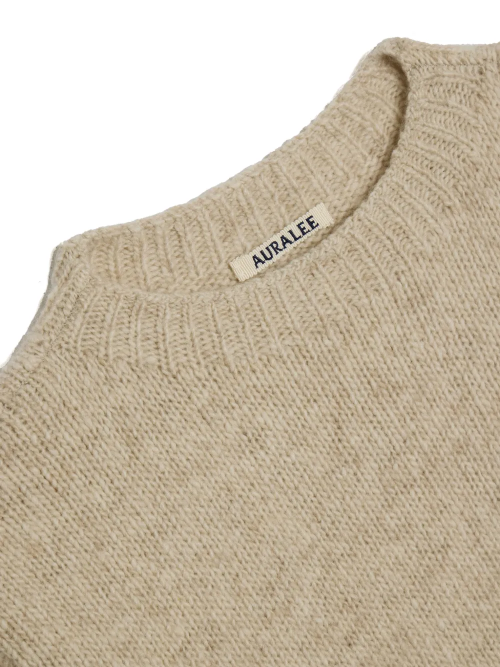 Auralee cashmere sweater Beige