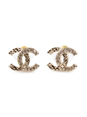 CHANEL Pre-Owned 1990s ロゴプレート ブローチ | ゴールドトーン