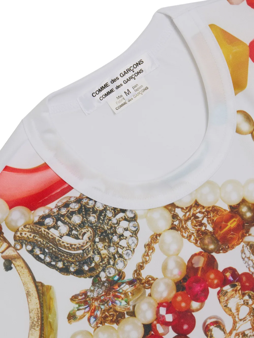 Comme Des Garçons Comme Des Garçons T-shirt met print Wit