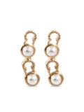 CHANEL Pre-Owned 2000s pearl-embellished earrings - Gold
