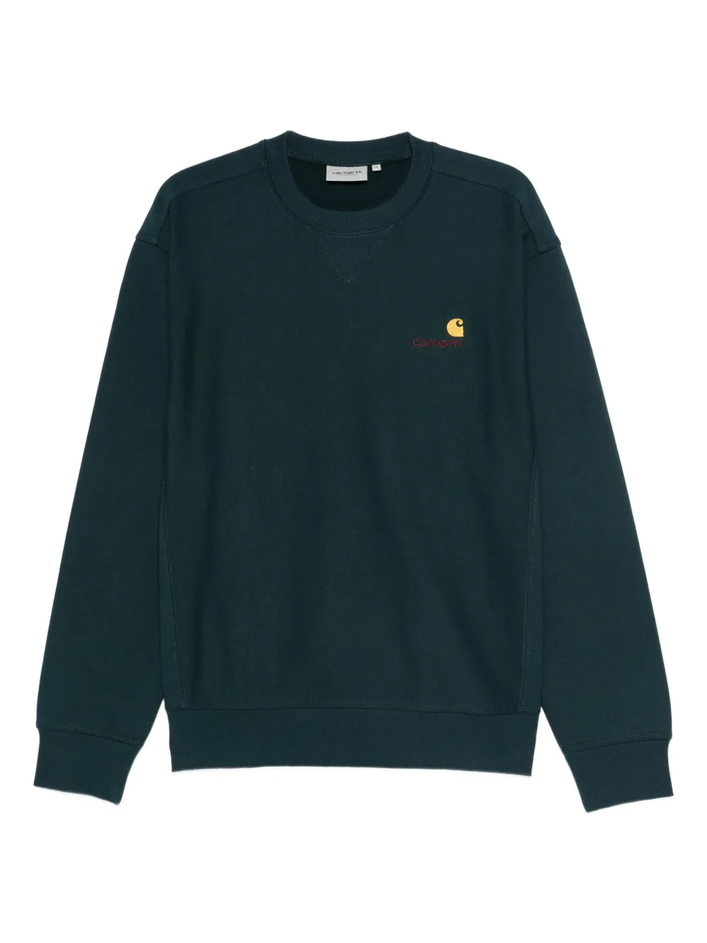 Carhartt WIP American Script sweatshirt | Green | Image 1