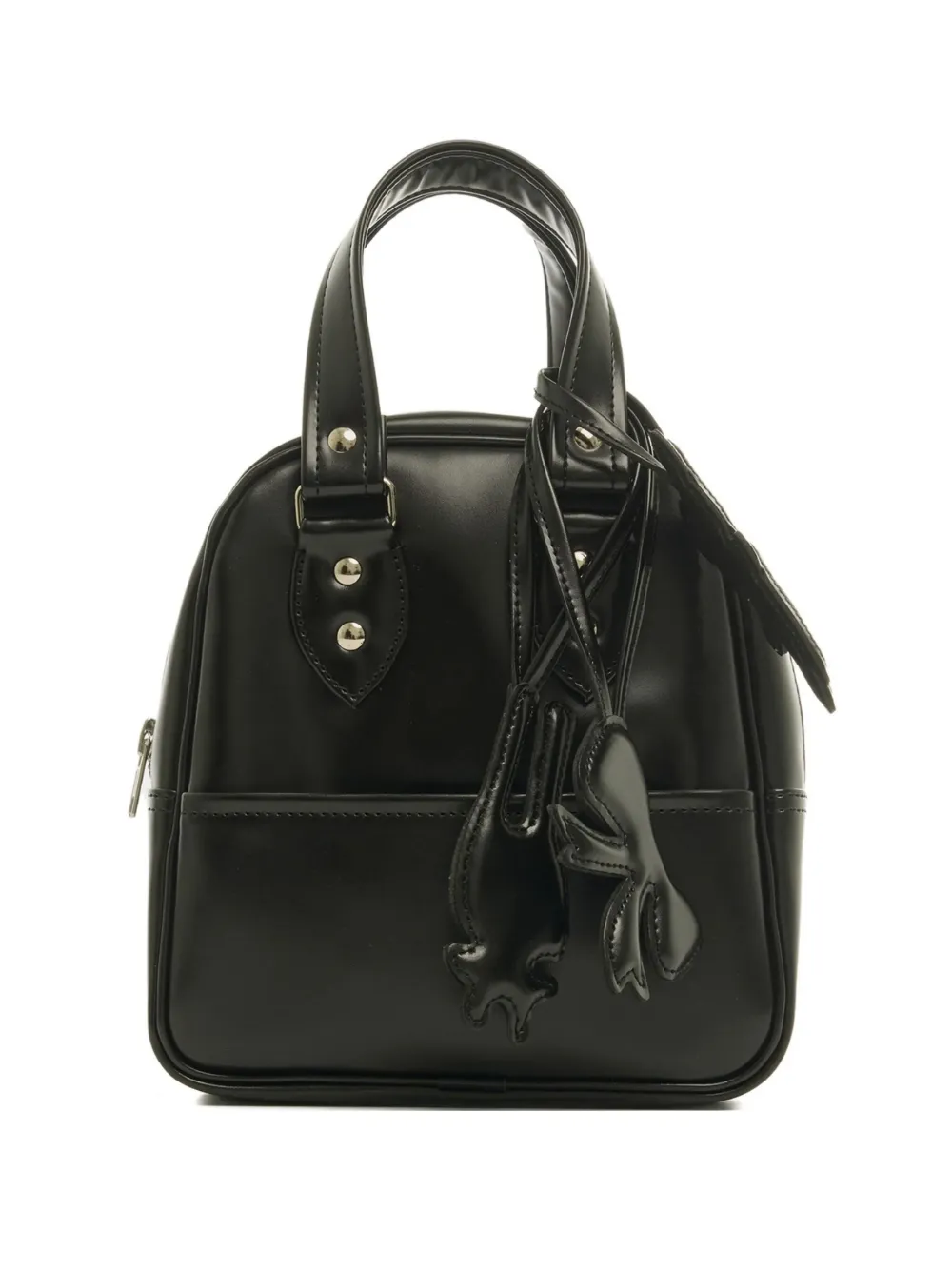 Comme Des Garçons Girl flower top handle shoulder bag - Nero