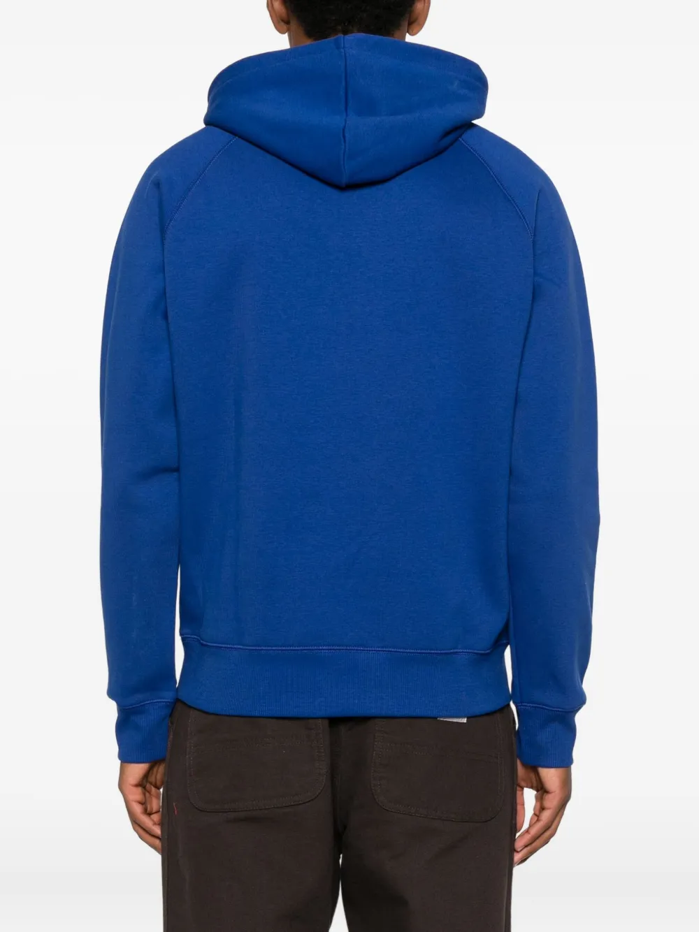 Carhartt Pocket Hooded Sweatshirt In Blue