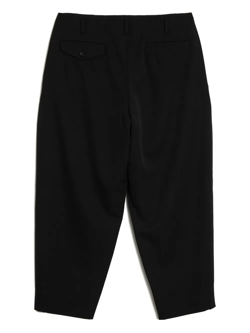 Comme des Garçons Homme Plus pleated-detail wool trousers - Zwart