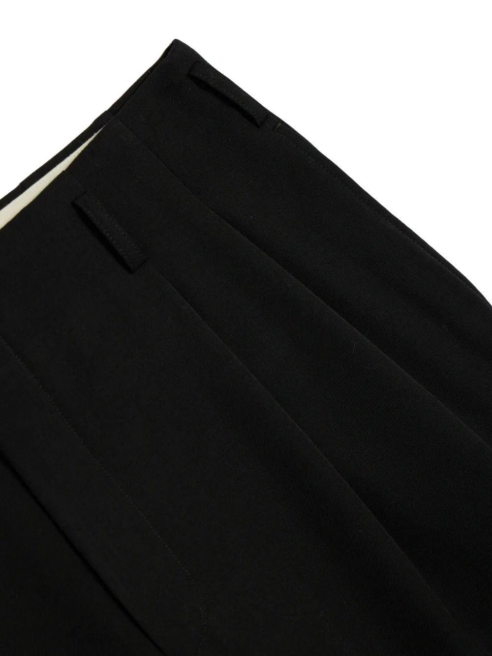 Comme des Garçons Homme Plus pleated-detail wool trousers Zwart