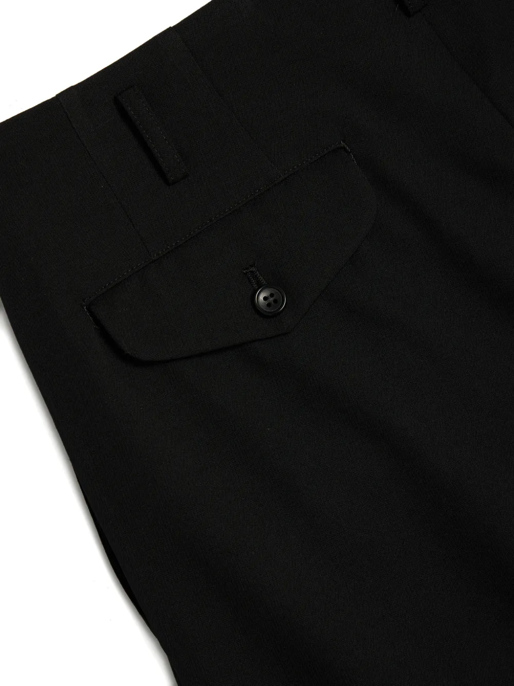 Comme des Garçons Homme Plus pleated-detail wool trousers Zwart