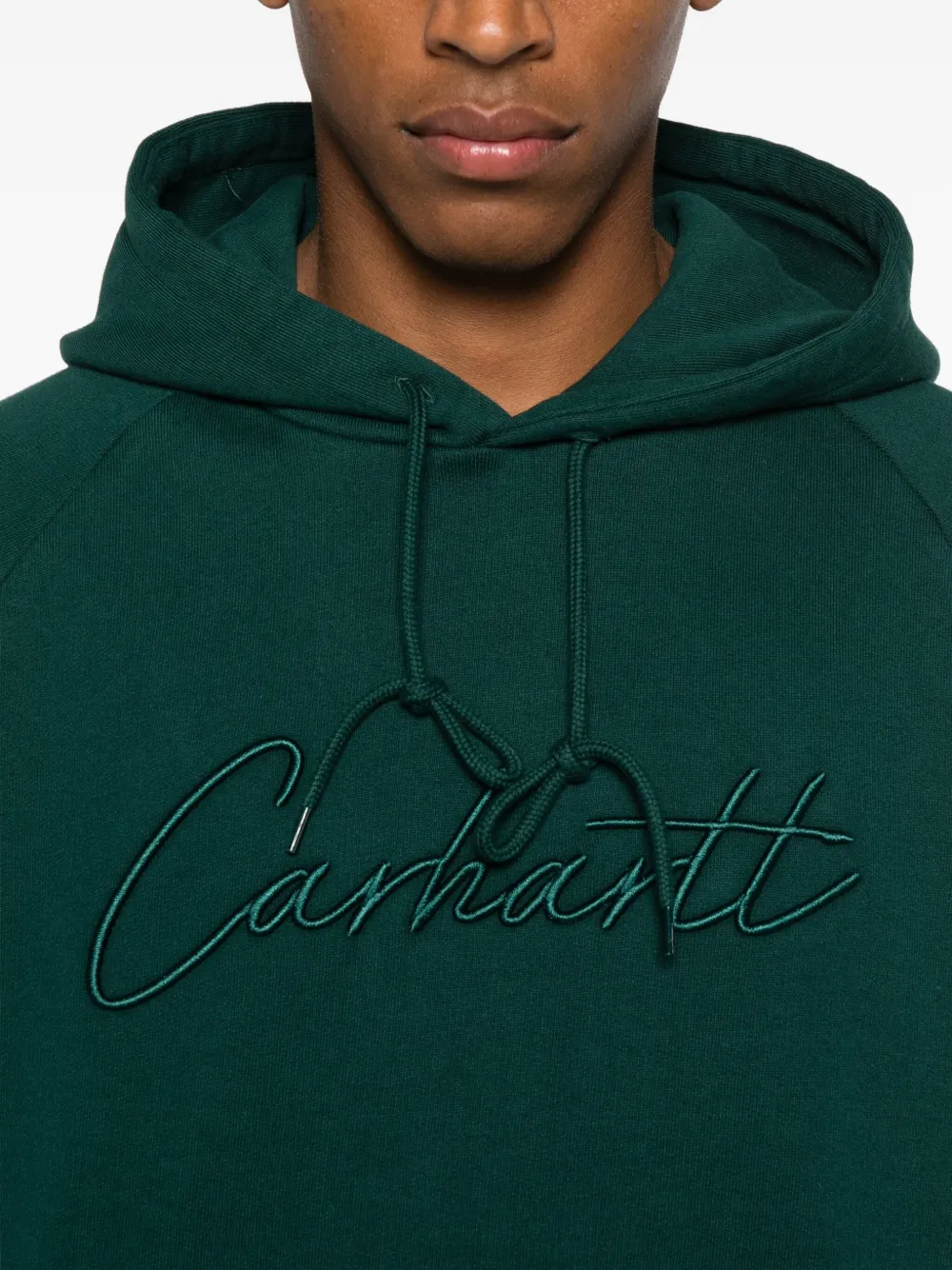 Carhartt Casual Hoodie With Drawstring And Pocket In Green