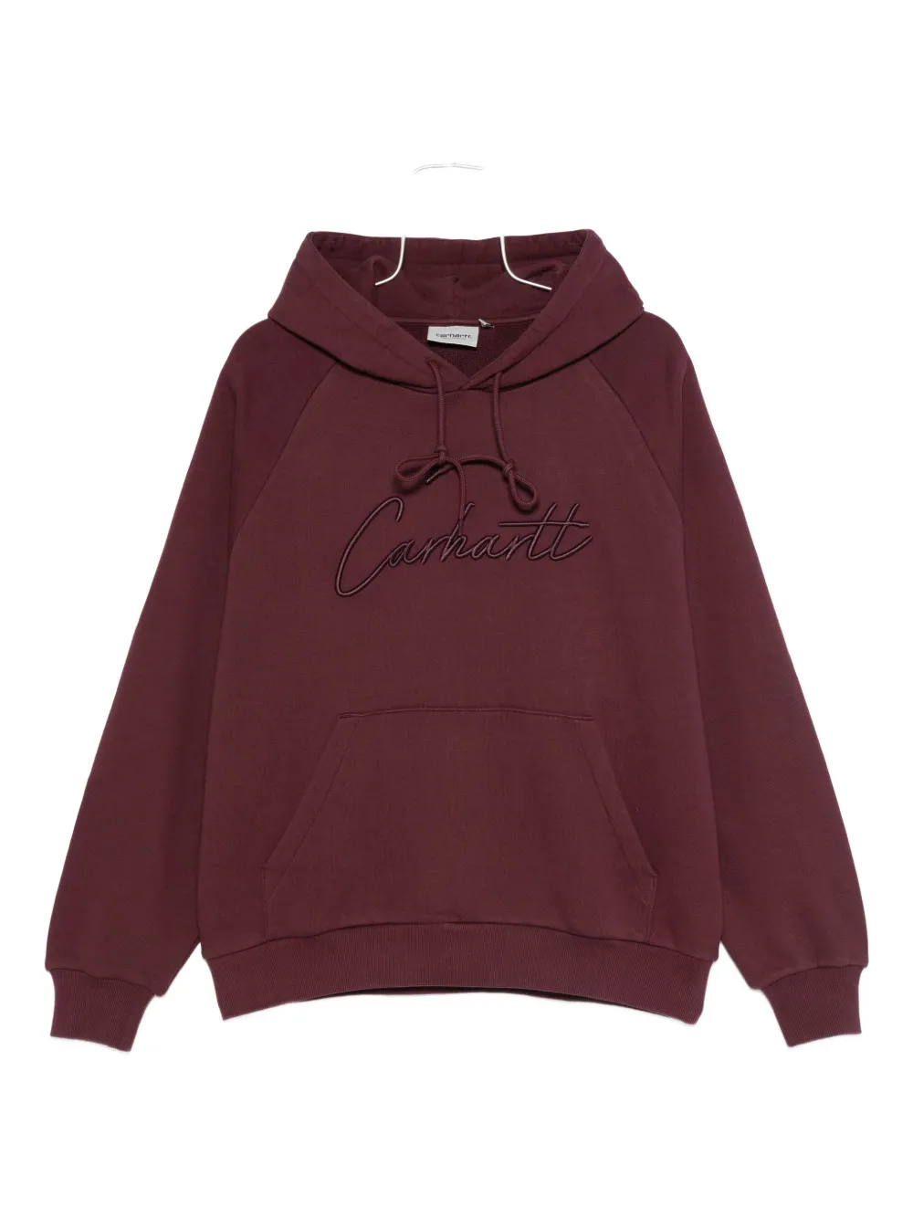 Carhartt WIP embroidered script logo hoodie - Rosso