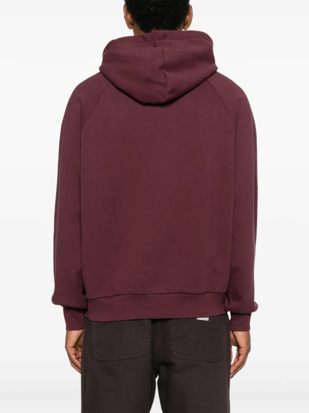 Carhartt WIP Hoodie met geborduurd logo Rood