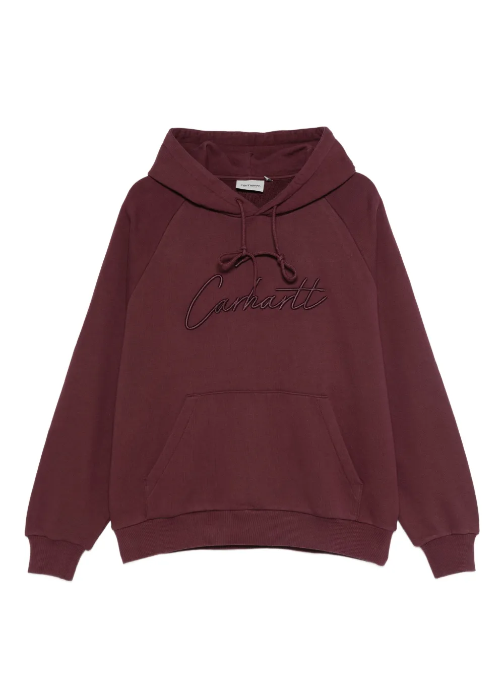Carhartt WIP سويت شيرت بهودي وتطريز شعار الماركة | أحمر | Image 1