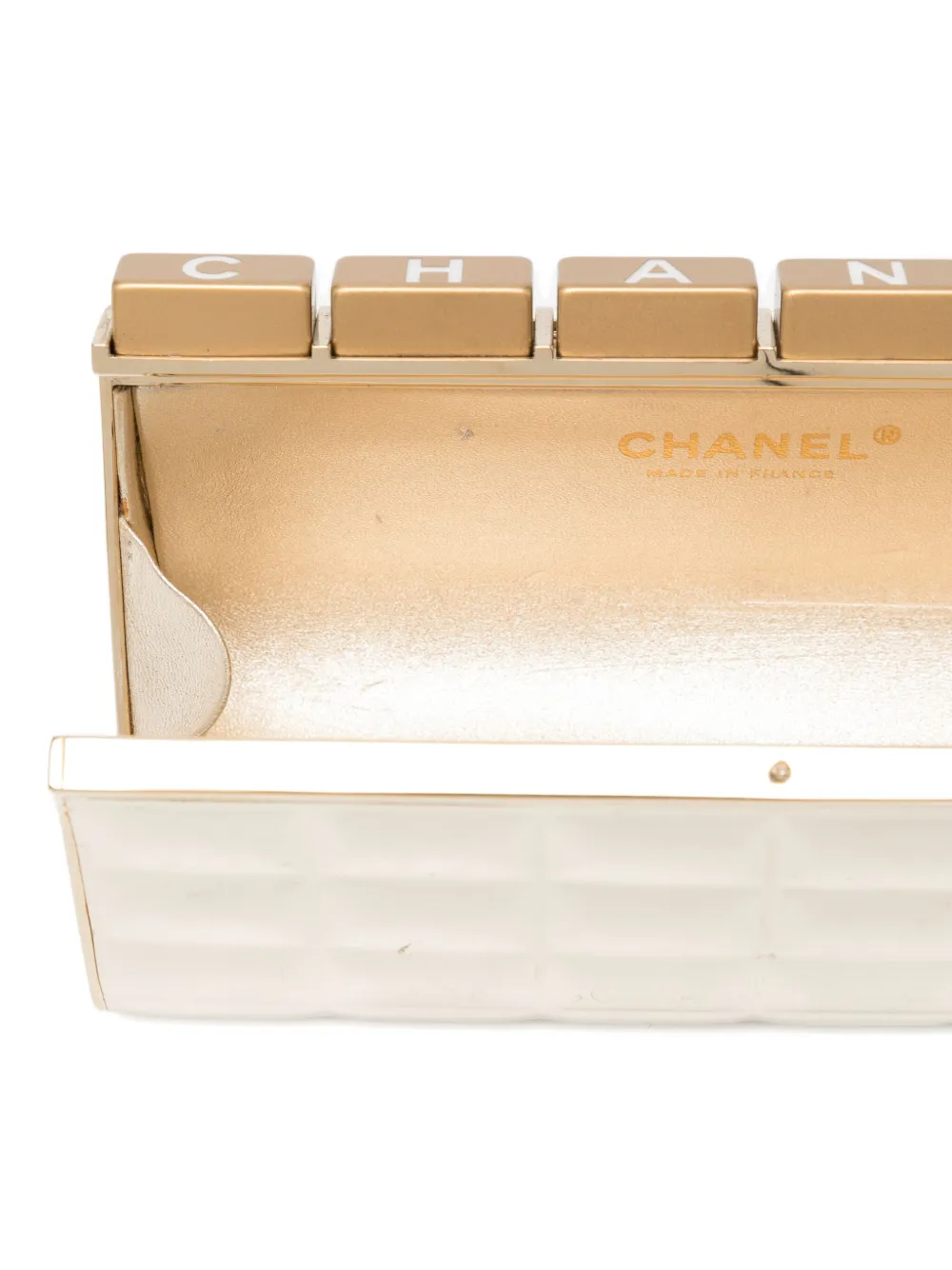 CHANEL Pre-Owned Keyboard Clutch | Gold | FARFETCH